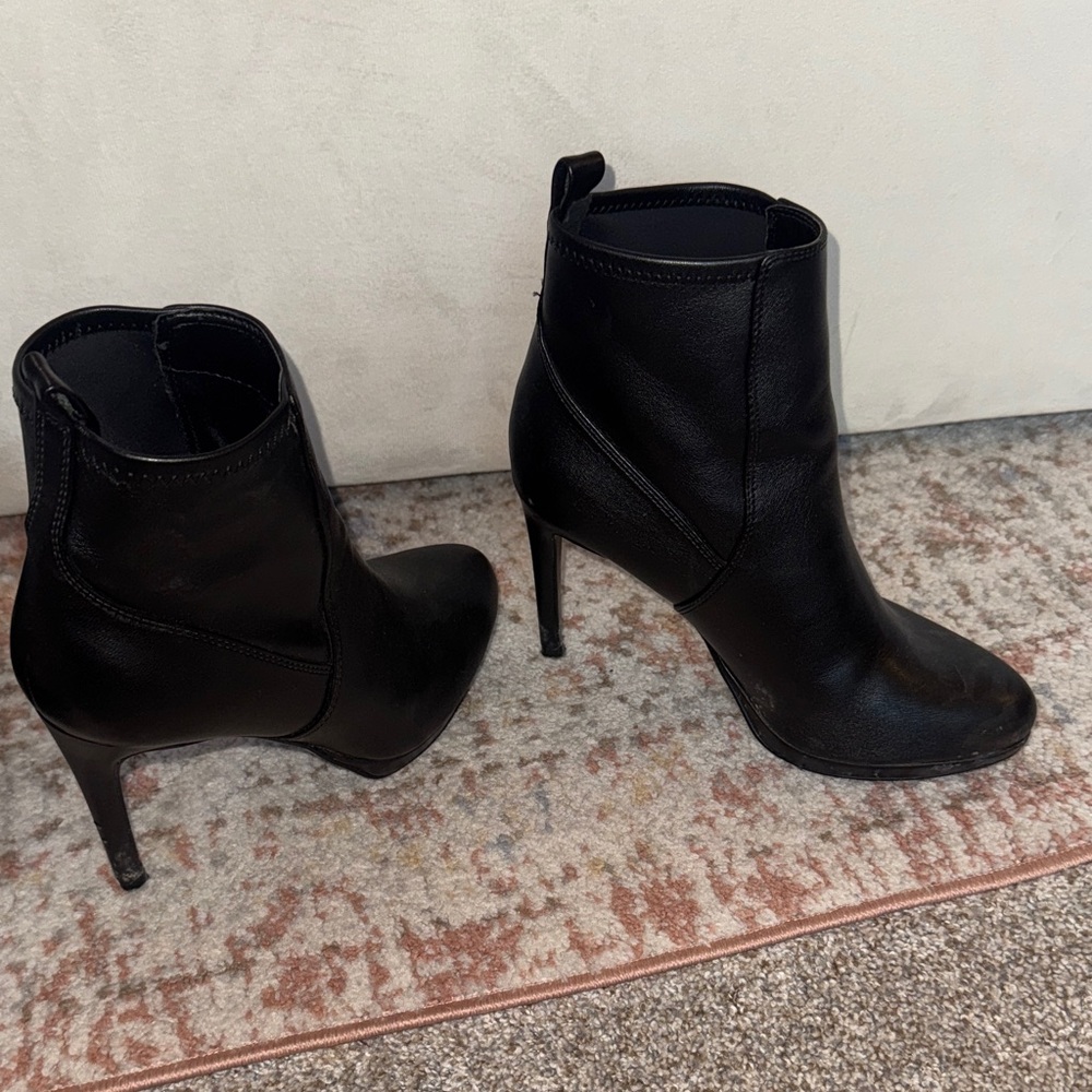 Nine West Black Heeled Boots